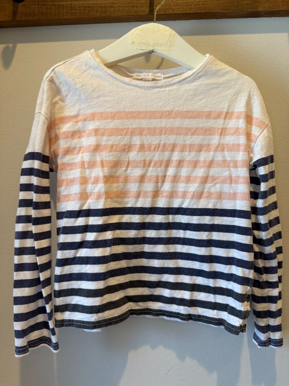 Rockets of Awesome Colorblock Stripe Long Sleeve Tee Size 4/5